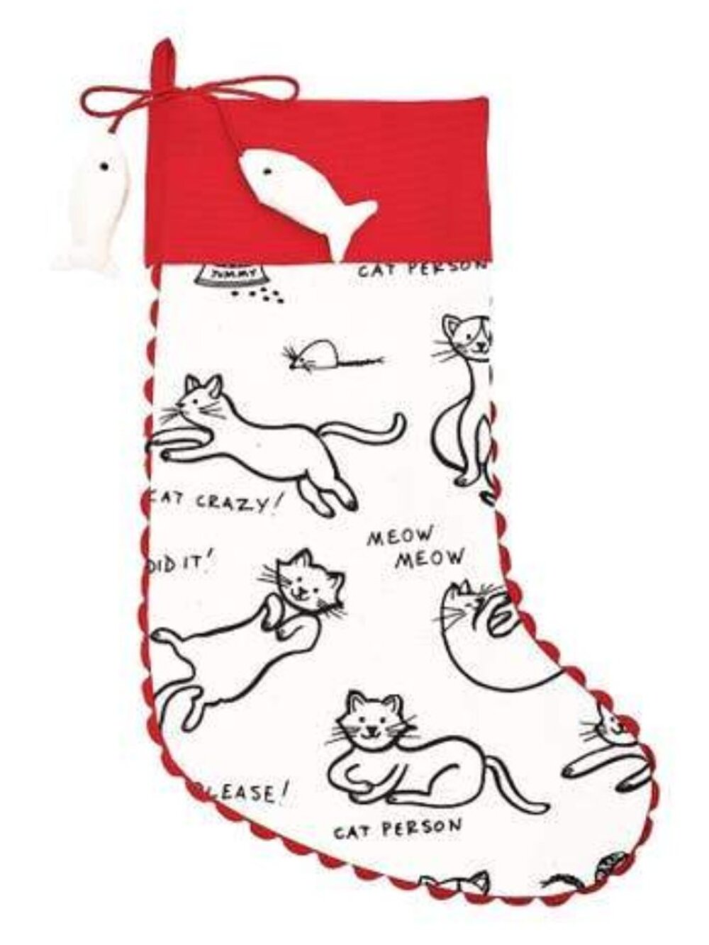 Cat person stocking